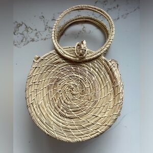 Handmade Straw Bag from Colombia